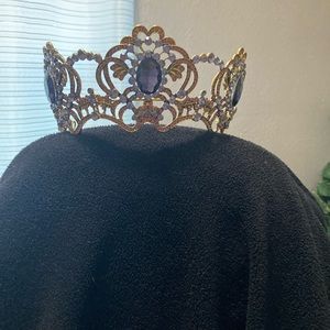Gold and purple tiara, never worn.